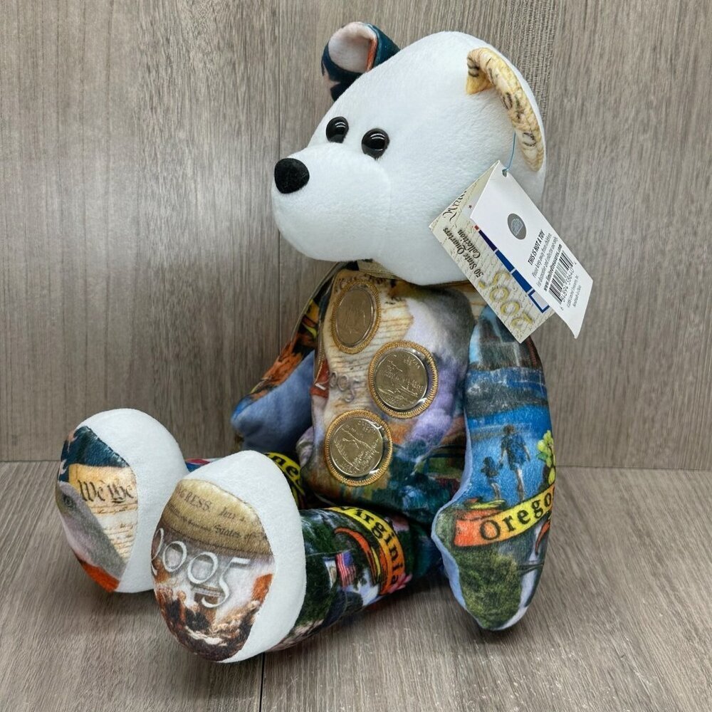 Gallery Treasures 5 Gold Coin Bear 2005 Edition State Quarter Collection White - Picture 2 of 10